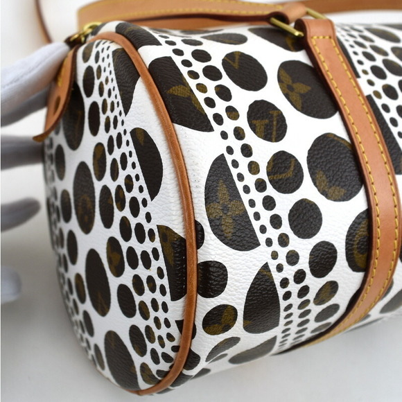 Louis Vuitton Yayoi Kusama Papillon GM Monogram Pumpkin Dot - Picture 5 of 16